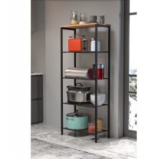    Siyah 63/30 Çok Amaçlı Raf, Mutfak Rafı , Banyo Düzenleyici Raf 1892s 