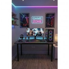 Retodesign 100 Antrasit Oyun Çalışma Masası Gaming Masa Ofis Masası 9110